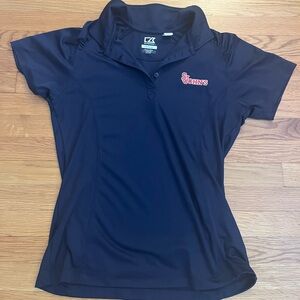 St. John's fitted women's golf polo size